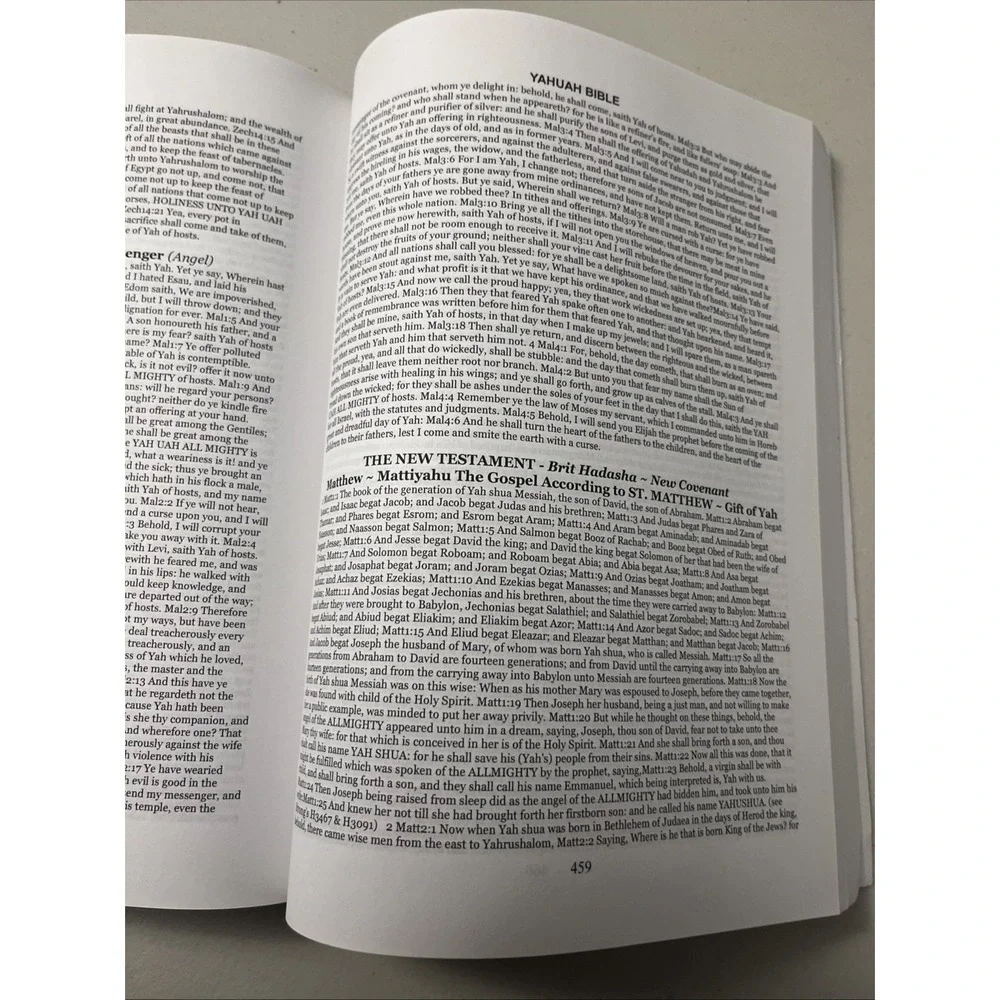 Yahuah Bible Restored Name King James Vers Translation Transliteration Merrick